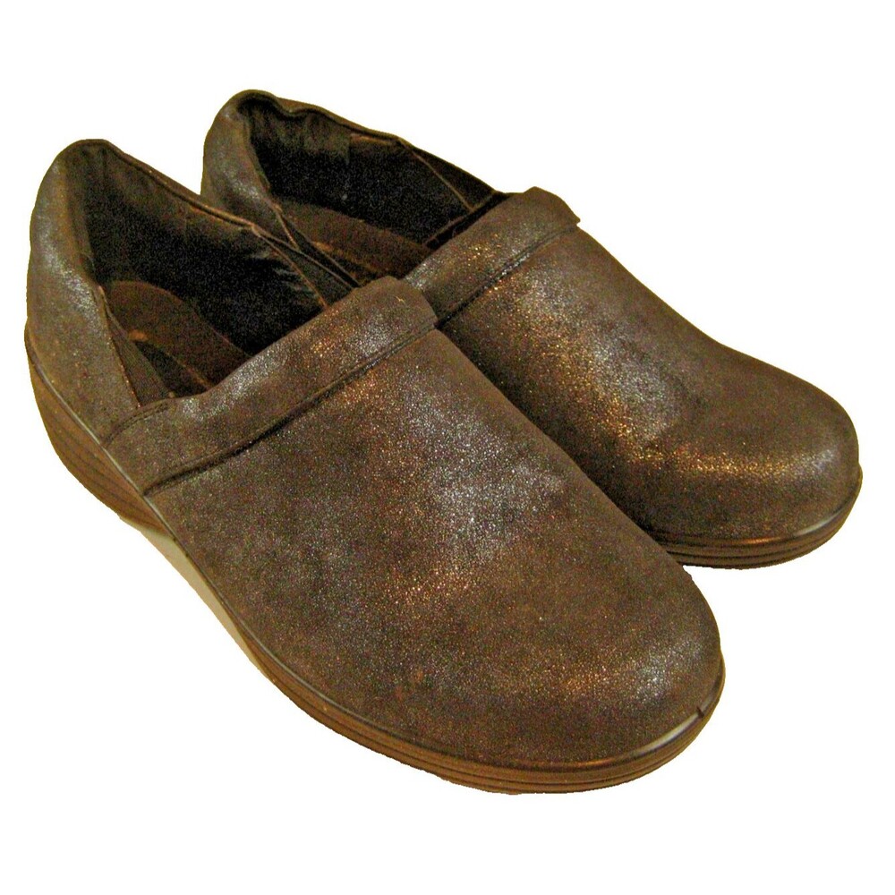 Womens Ingaro Navy Glitter Mules Clogs Shoes sz 11